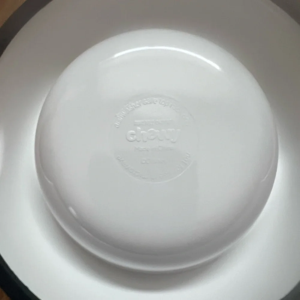 Chewy•Disney• Mickey Mouse lemon melamine stainless steel cat bowl•NWT